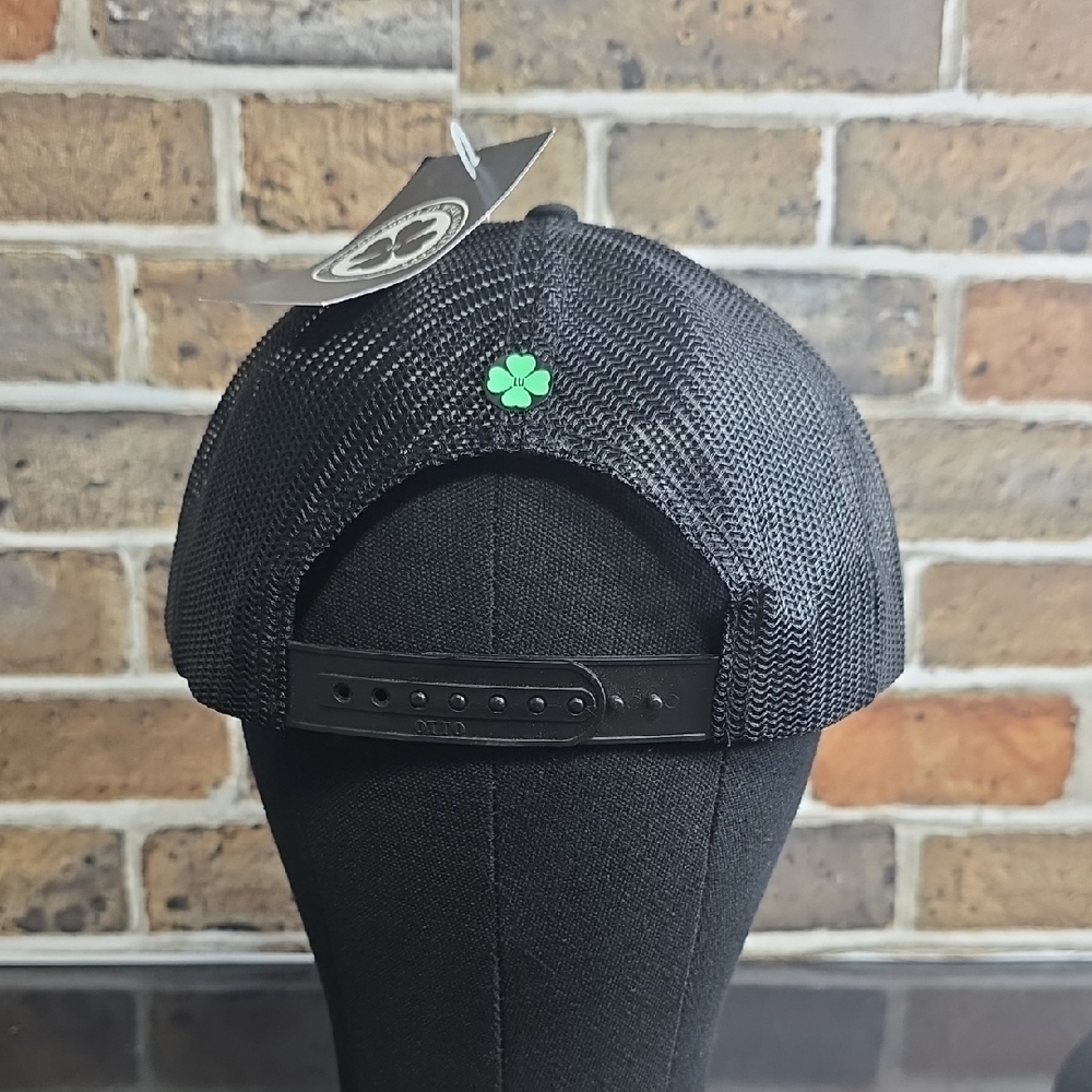 Black Cap With American Flag Patch - image 3